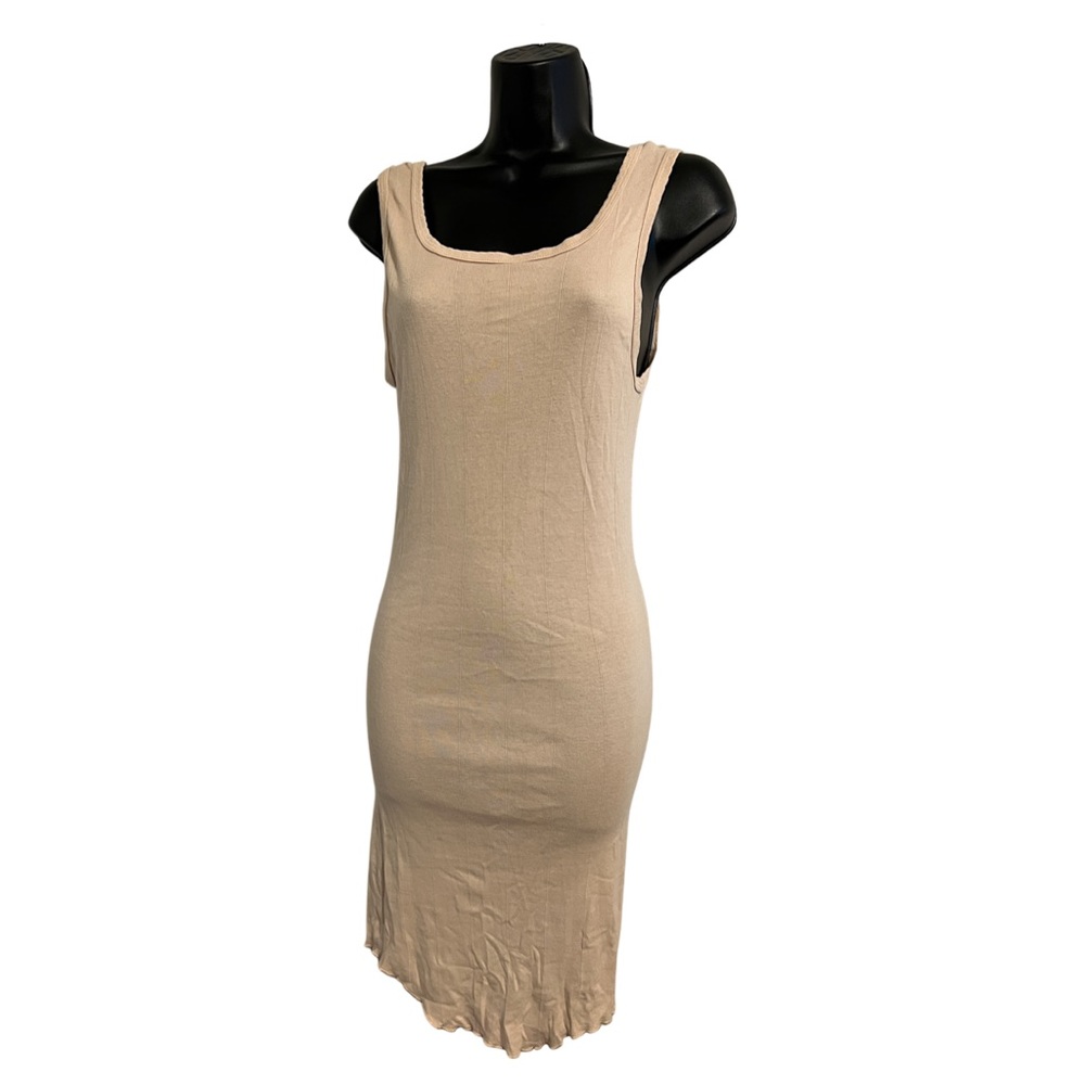UO Out From Under Drop Back Cotton Slip Dress S